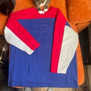 Colorblock Crewneck Sweater